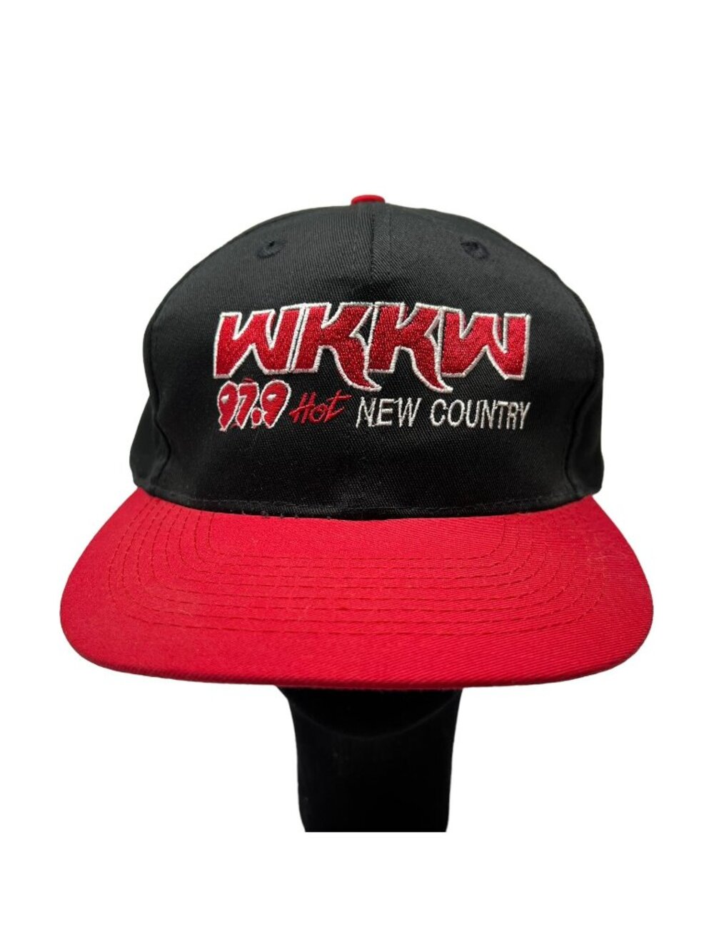 WKKW 97.9 Hot Country Music Radio Station Morgantown WV Vintage Snapback Hat Cap